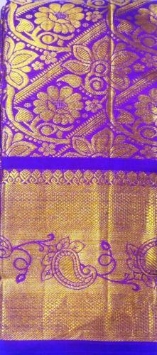 THIRUBHUVANAM HF ZARI SILK SAREE WITH BLOUSE